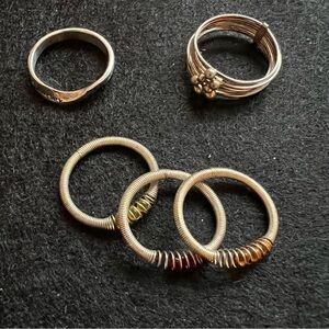 Silver-Tone 🩶 Ring Bundle